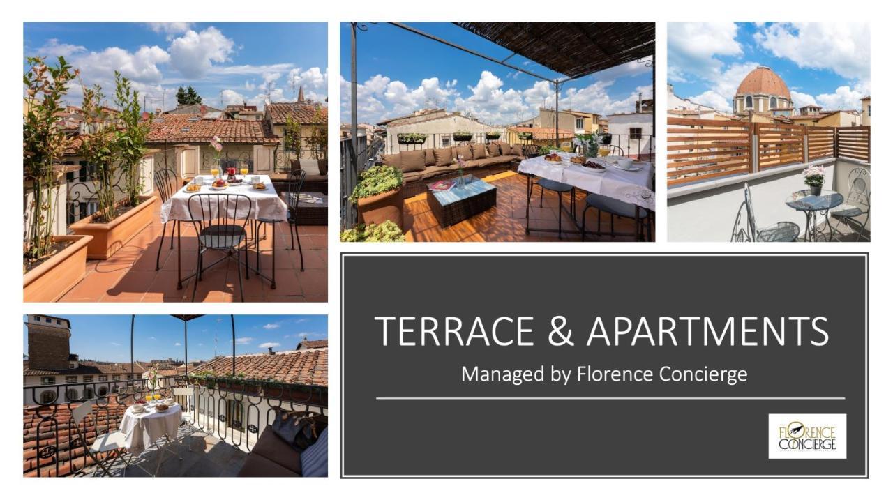Terrace Apt In Piazza Strozzi-Center Of Флоренция Экстерьер фото